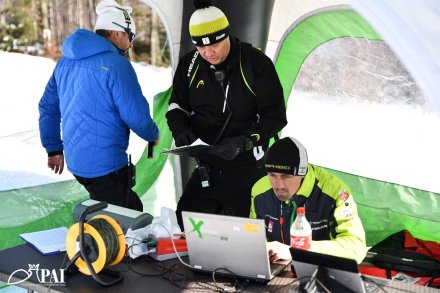Zawody w slalomie gigancie na Nowej Osadzie